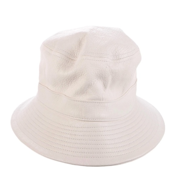 Clare V. Off-white leather bucket hat - Picture 3 of 3